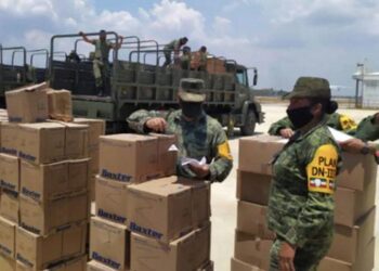 Llegan insumos médicos a Tamaulipas