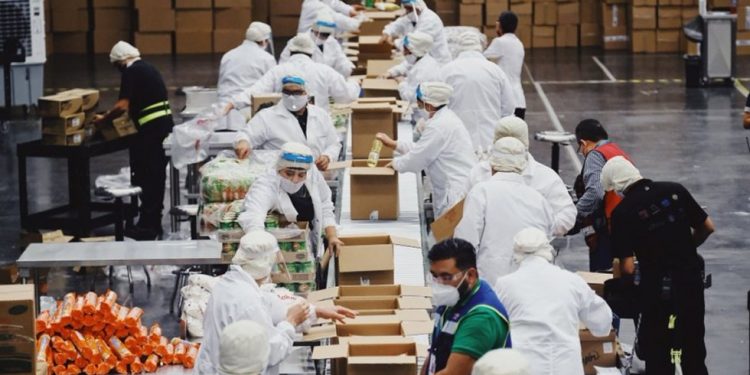 Expo Guadalajara se transforma en banco de alimentos “Jalisco sin hambre” por COVID-19