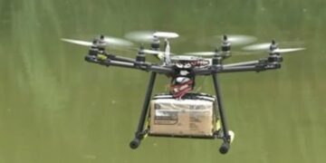 Dron fracasa en intento de entregar droga en prisión belga