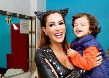 Ninel Conde inquieta por dejar a su hijo a cargo de su ex