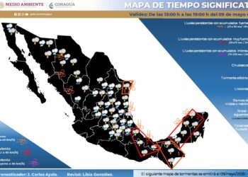 Lluvias intensas en Chiapas, Nuevo León, Puebla y Tamaulipas y torrenciales para Veracruz y Oaxaca