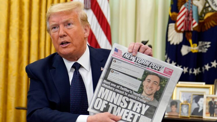 Trump firma orden ejecutiva contra las redes sociales