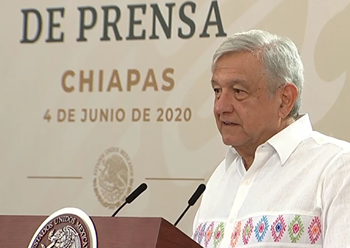 Destaca presidente manejo de la seguridad en Chiapas