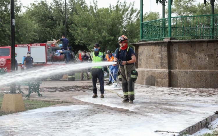 Volverá Ayuntamiento a desinfectar espacios públicos y hospitales