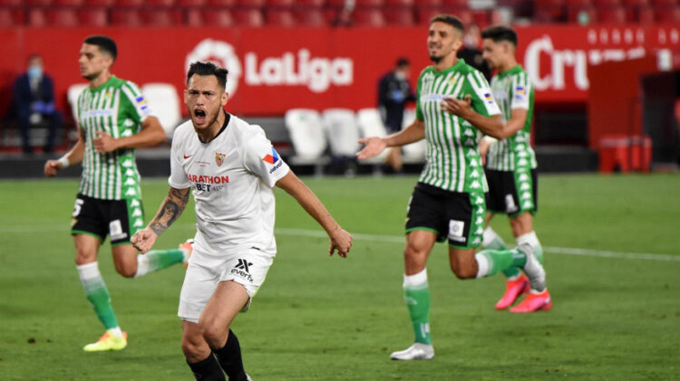 Betis tropieza ante el Sevilla con Lainez en el campo
