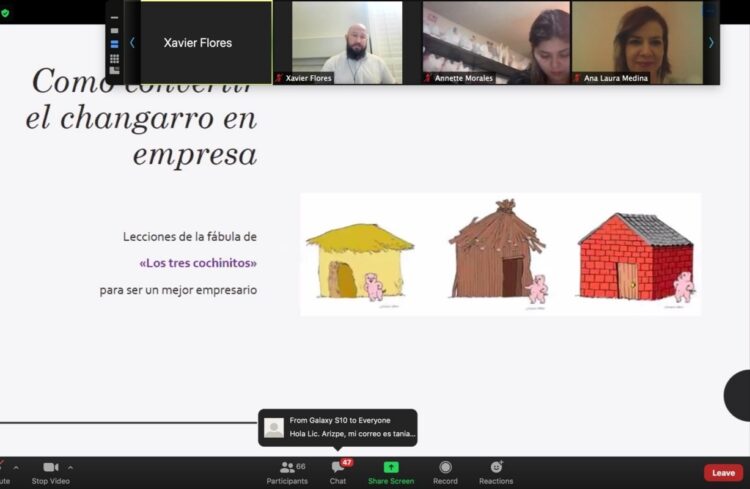 Realizan taller virtual “¿Cómo convertir un Changarro en Empresa?”