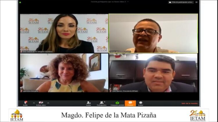 Participan Magistrados Electorales diálogo virtual “Justicia electoral y nuevas tecnologías”