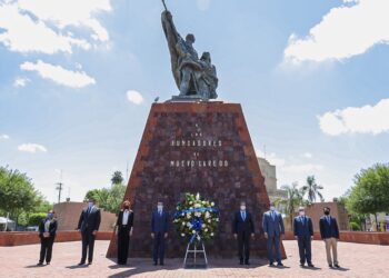 Destaca gobernador tamaulipeco papel Nuevo Laredo en su 172 aniversario