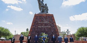 Destaca gobernador tamaulipeco papel Nuevo Laredo en su 172 aniversario