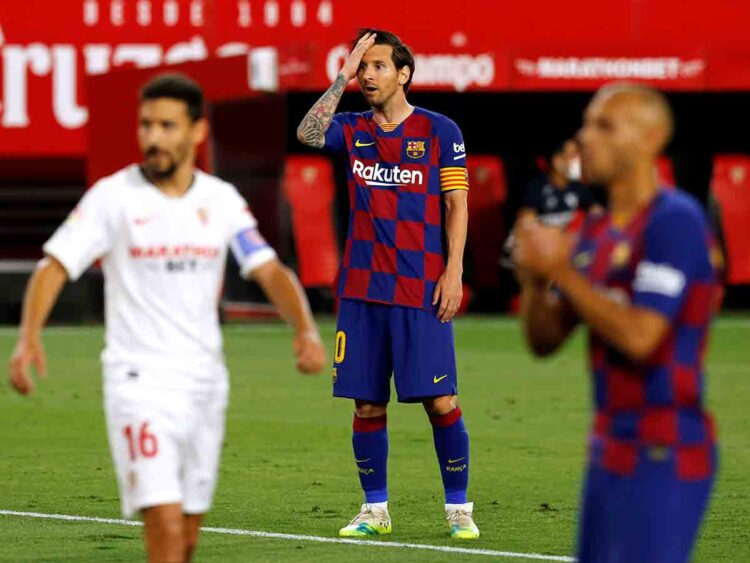 Barcelona rescata un punto de Sevilla, empatan sin golpes
