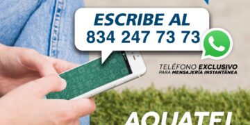 Activa COMAPA Victoria WhatsApp para reportes y aclaraciones