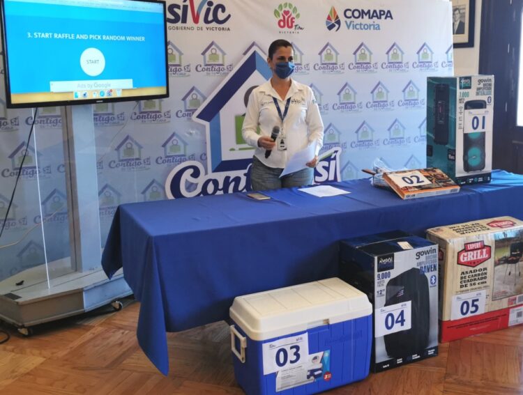Festejan a Papás victorenses con rifa virtual de regalos.