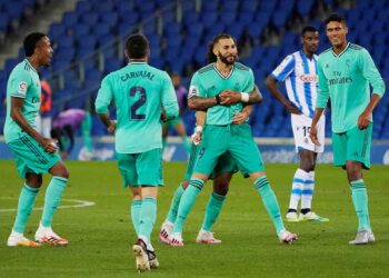 Real Madrid recupera el liderato al vencer 2-1 a Real Sociedad