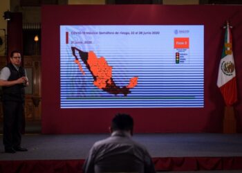 México inicia semana con estos estados en semáforo rojo y naranja