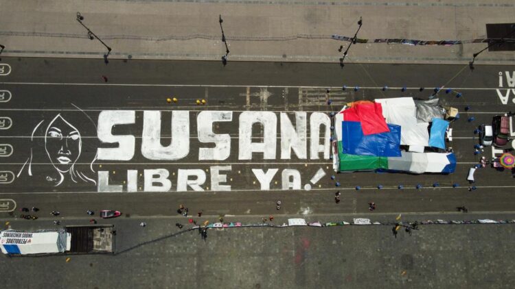 Más de 50 organizaciones en México y EU exigen la libertad de Susana Prieto