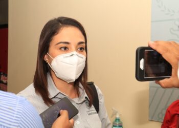 Extreman medidas sanitarias en acceso a Presidencia de Matamoros