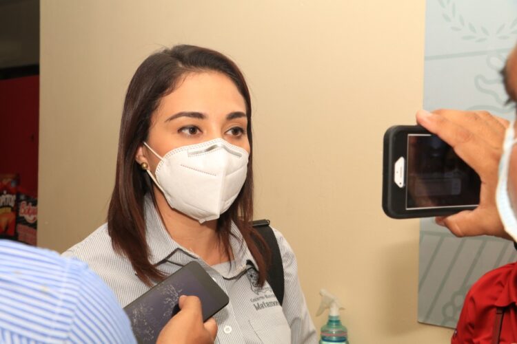 Extreman medidas sanitarias en acceso a Presidencia de Matamoros