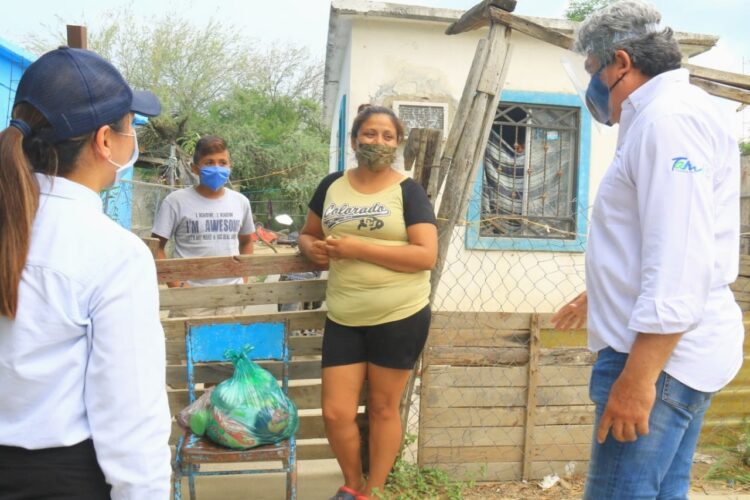 Apoyos por COVID-19 llegan a Col. Unidos Avanzamos de Victoria