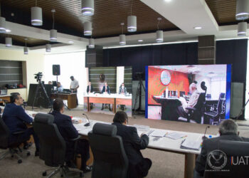 Preside Rector de la UAT reunión con el Patronato Universitario