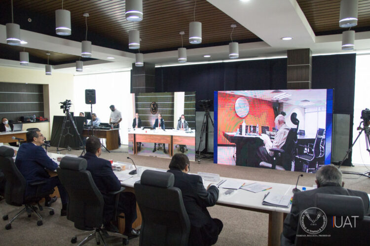 Preside Rector de la UAT reunión con el Patronato Universitario