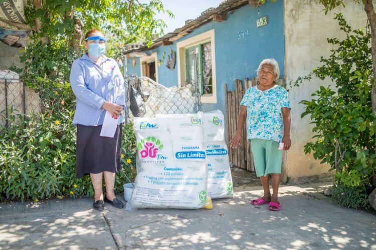 Lleva DIF Tamaulipas apoyos a personas con discapacidad