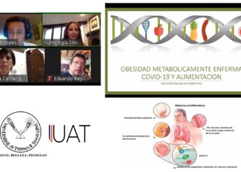 Exponen en la UAT tema de obesidad como factor de riesgo por COVID