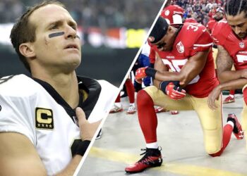 Drew Brees no quiere hincarse durante el himno de los Estados Unidos