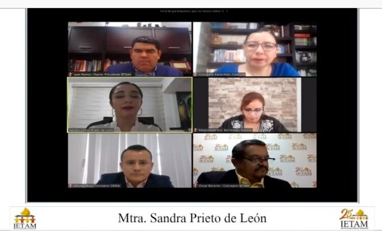 Realiza IETAM foro virtual sobre el Procedimiento Especial Sancionador