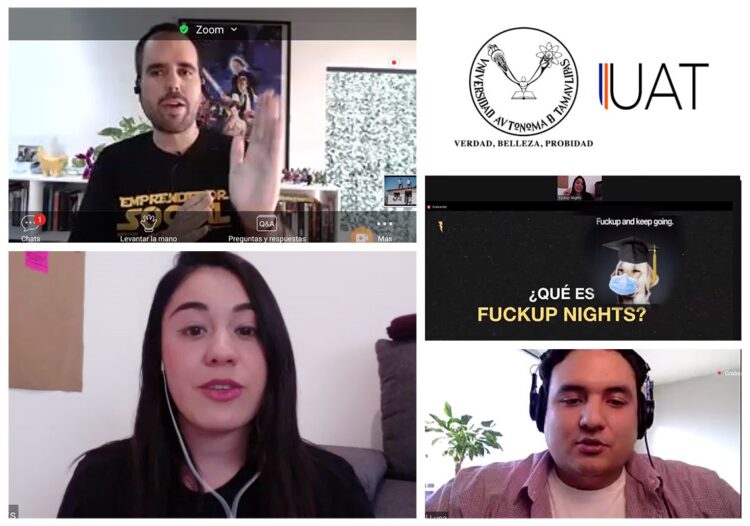 Participa UAT en evento de emprendedores Universia y Fuckup Nights