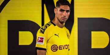 Achraf Hakimi se despide del Borussia Dortmund