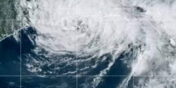 Tormenta ‘Cristóbal’ toca tierra en EU con vientos de 80 kph