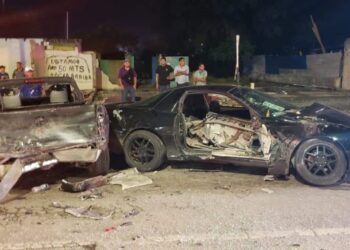 Ebrio provoca aparatosa carambola