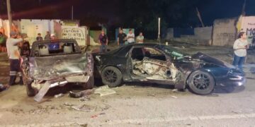 Ebrio provoca aparatosa carambola