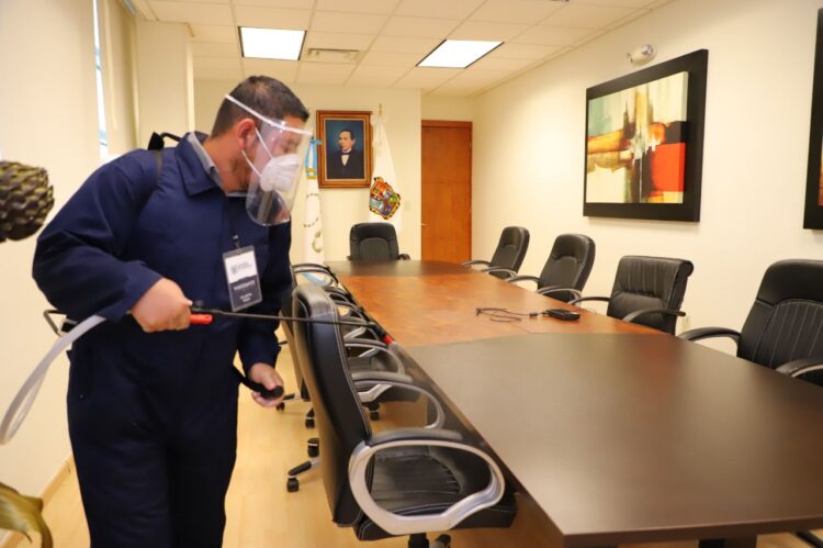 Continúa Congreso de Tamaulipas prevención de la propagación del COVID-19