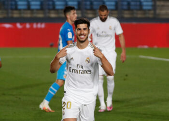 Marco Asensio regresa y anota gol tras casi un año lesionado