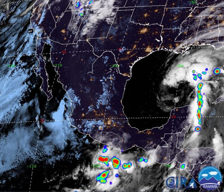 SMN pronostica lluvias intensas en el sureste por tormenta Cristóbal