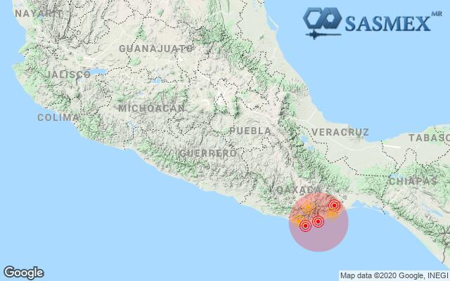 Se han registrado 147 réplicas del sismo magnitud 7.5 en Oaxaca
