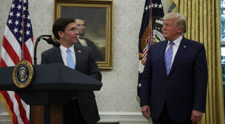 Secretario de Defensa de EUA rechaza uso de militares en protestas como solicitó Trump