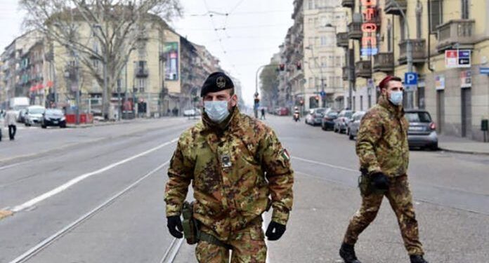 Italia recurre al ejército para garantizar que los habitantes cumplan las medidas de confinamiento
