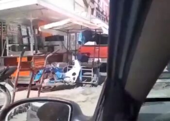 Asi luce la calle Hidalgo de Ciudad Victoria este 1 de junio