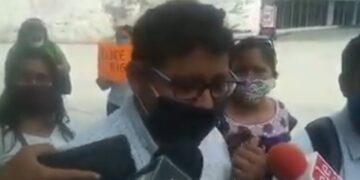 Nueva protesta de maestros en la Secretaría de Educación, aún no les pagan.