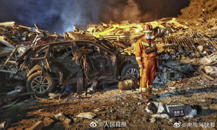 Explosión de camión de gas en China deja al menos 18 muertos y 166 heridos