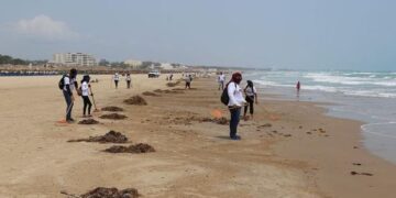 Playa Miramar, solamente desde el auto…