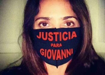 Salma Hayek se une a la demanda #JusticiaParaGiovanni