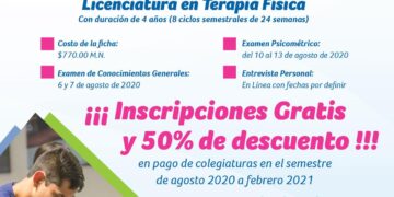 DIF Tamaulipas ofrecerá Inscripción gratis y 50 por ciento de descuentos en pagos de colegiaturas a estudiantes de la licenciatura en Terapia Física