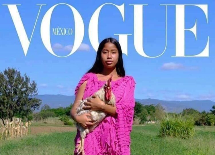 Karen Vega la primera modelo aaxaqueña en las pàginas de Vogue