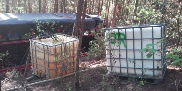 Aseguran 87,000 litros de hidrocarburo en Hidalgo