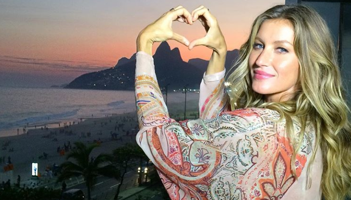 La súpermodelo Gisele Bündchen se propone sembrar 40 mil árboles por sus 40 años
