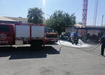 Desinfectan instalaciones de la Guardia Nacional