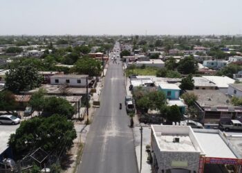 Avance del 95% en pavimentación de Av.  Solidaridad en Matamoros